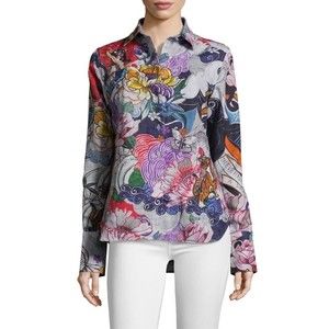 Robert Graham Limited Edition Tattoo Artist NWT Embroidered Shirt